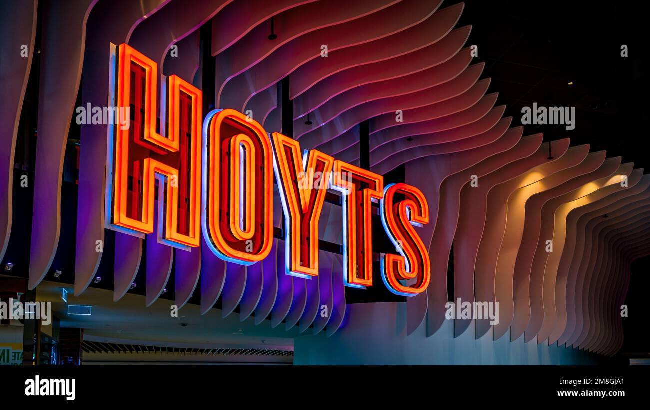 Melbourne, Australia - i cinema Hoyts si iscrivono al centro commerciale Chadstone Foto Stock
