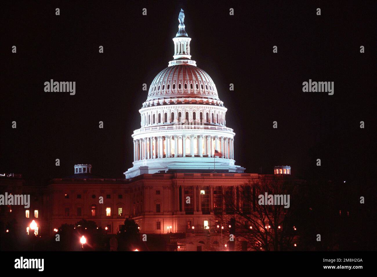 Pratica parata inaugurale. STATI UNITI Lato ovest del Campidoglio, 0600 ORE prima della sfilata. Base: Washington Stato: District of Columbia (DC) Nazione: Stati Uniti d'America (USA) Foto Stock