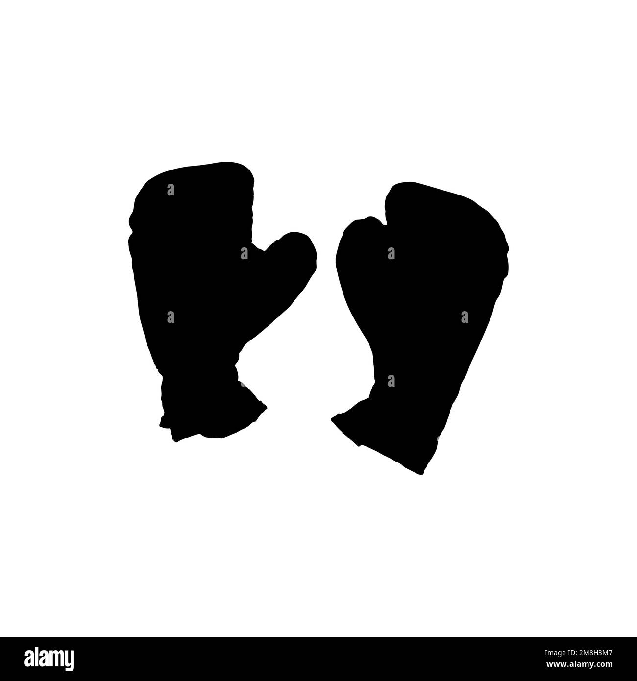 Icona dei guanti di boxe. Stile semplice boxe lezioni di sport Grande vendita poster simbolo sfondo. Elemento di design del logo del marchio di boxe. Stampa t-shirt guanti da boxe Illustrazione Vettoriale