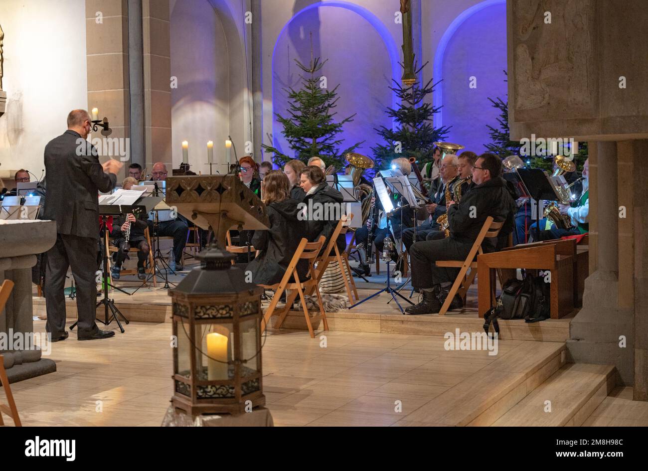 17.12.2022. Adventskonzert. St Severin (Aachen-Eilendorf) Foto Stock