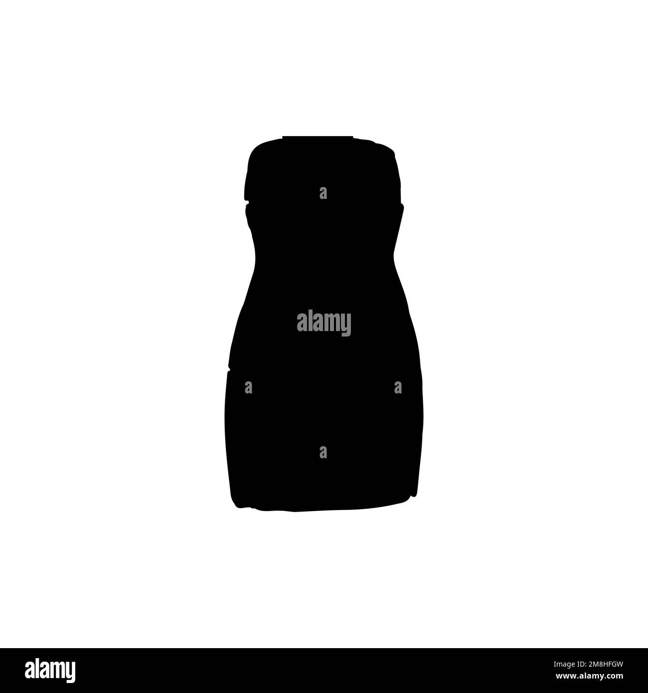 Icona vaso. Semplice stile Jar azienda poster simbolo di sfondo. Elemento di design del logo del marchio Jar. Stampa di t-shirt in vaso. Vasetto vettoriale per adesivo. Illustrazione Vettoriale