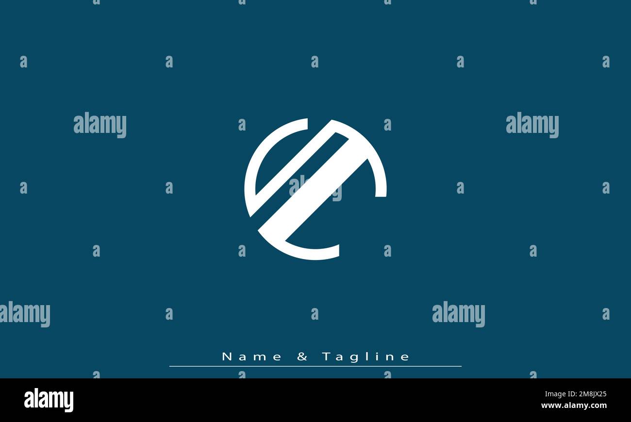 Lettere alfabetiche iniziali logo monogramma SC , CS Illustrazione Vettoriale