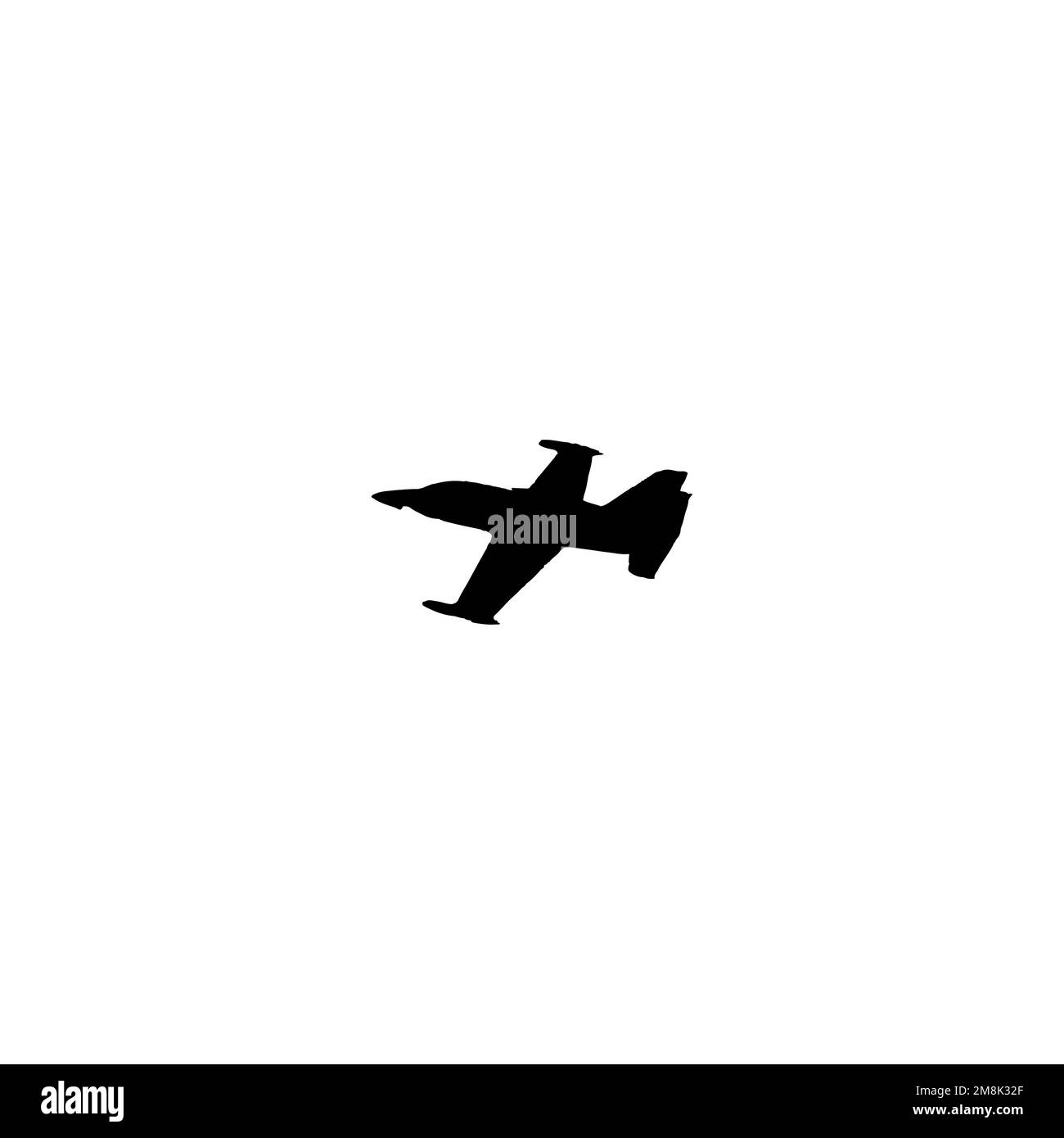 Icona jet fighter. Stile semplice senza simbolo di sfondo di un poster di guerra. Elemento di design con logo Jet fighter. Stampa di t-shirt Jet fighter. Illustrazione Vettoriale