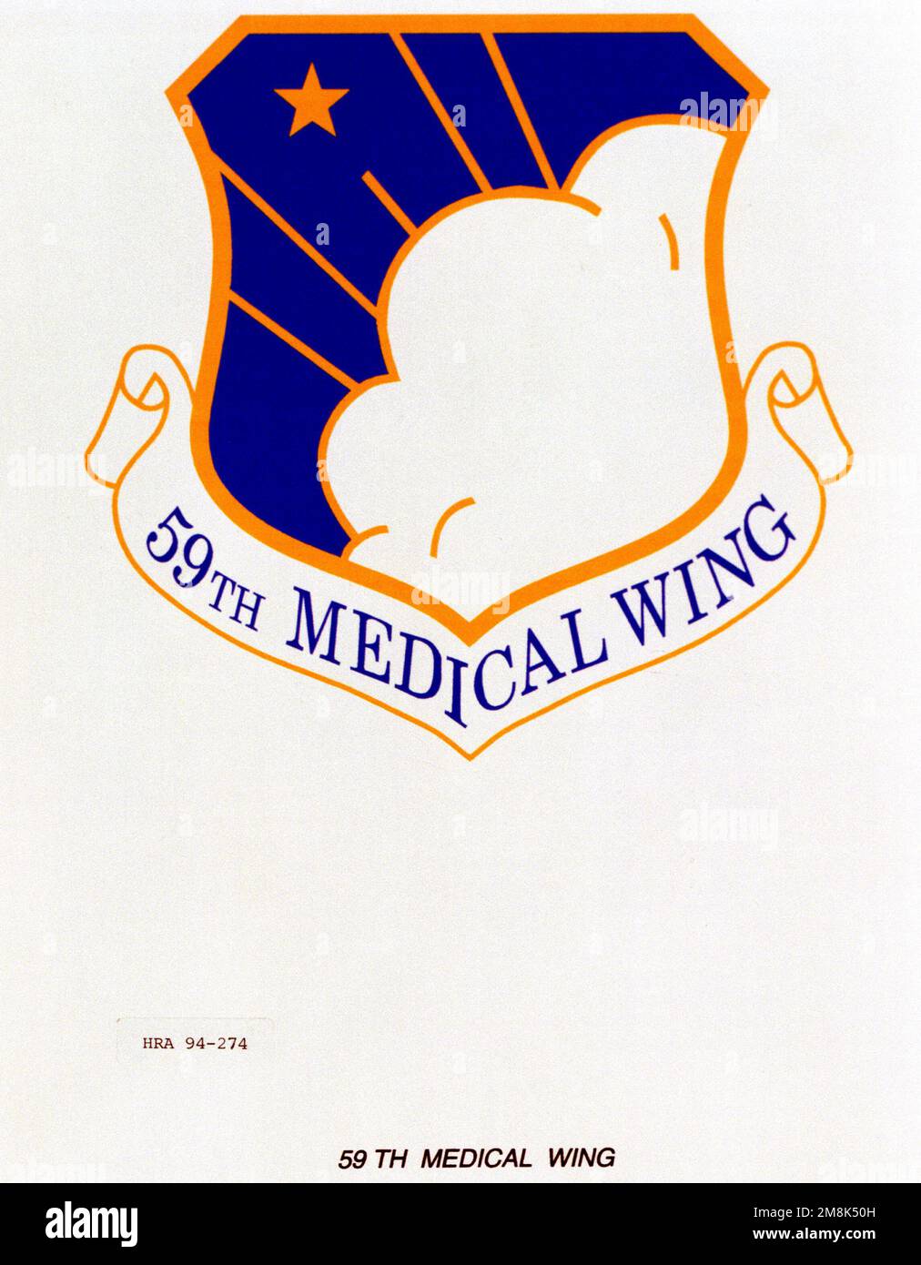 Approvata Insignia della 59th ala medica. Paese: Sconosciuto Foto Stock