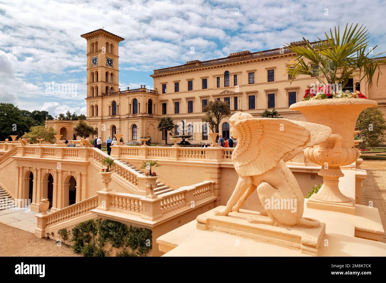 Osbourne casa sull'isola di White, Inghilterra. Foto Stock