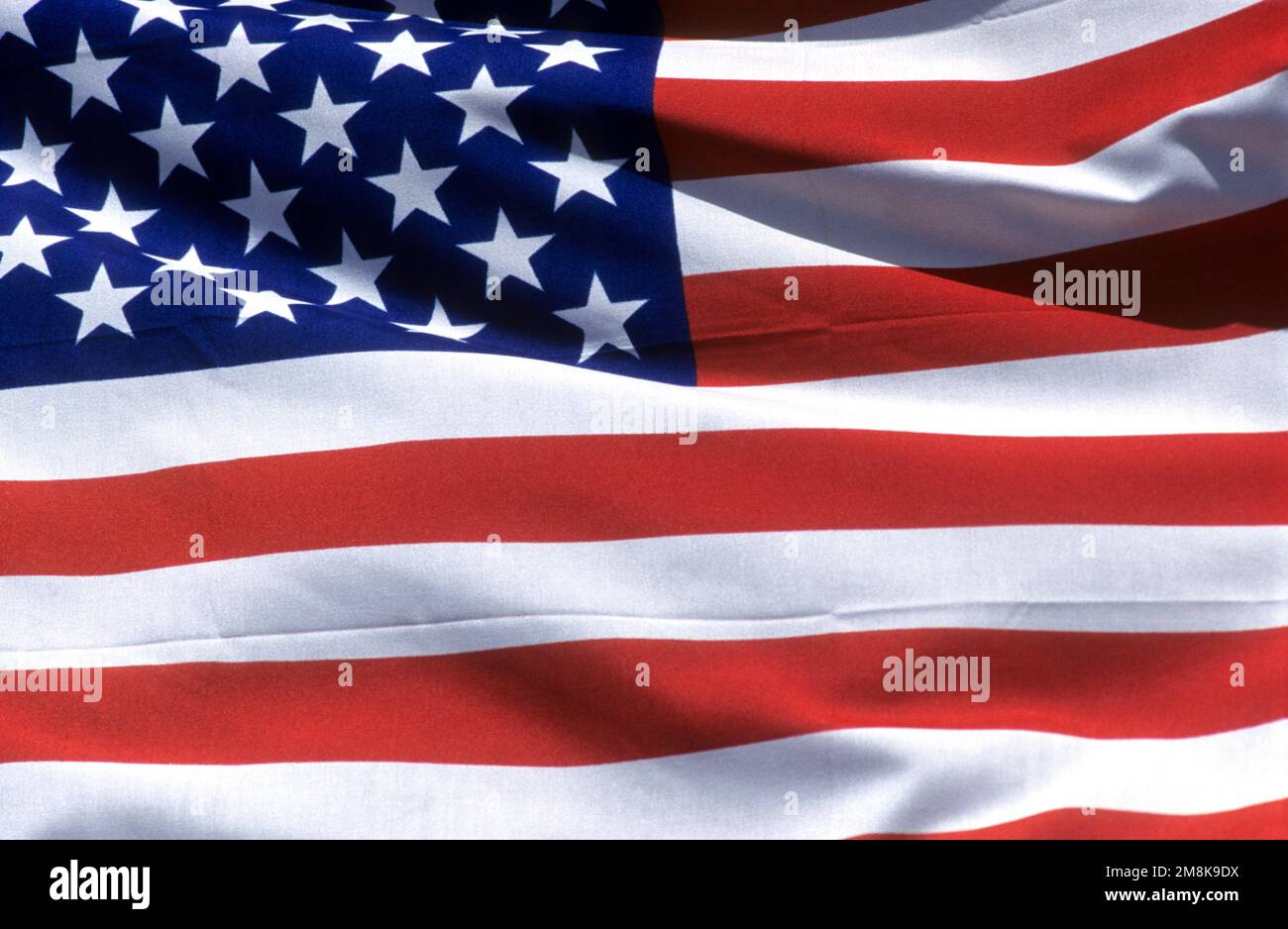 La bandiera nazionale degli Stati Uniti d'America. Foto Stock