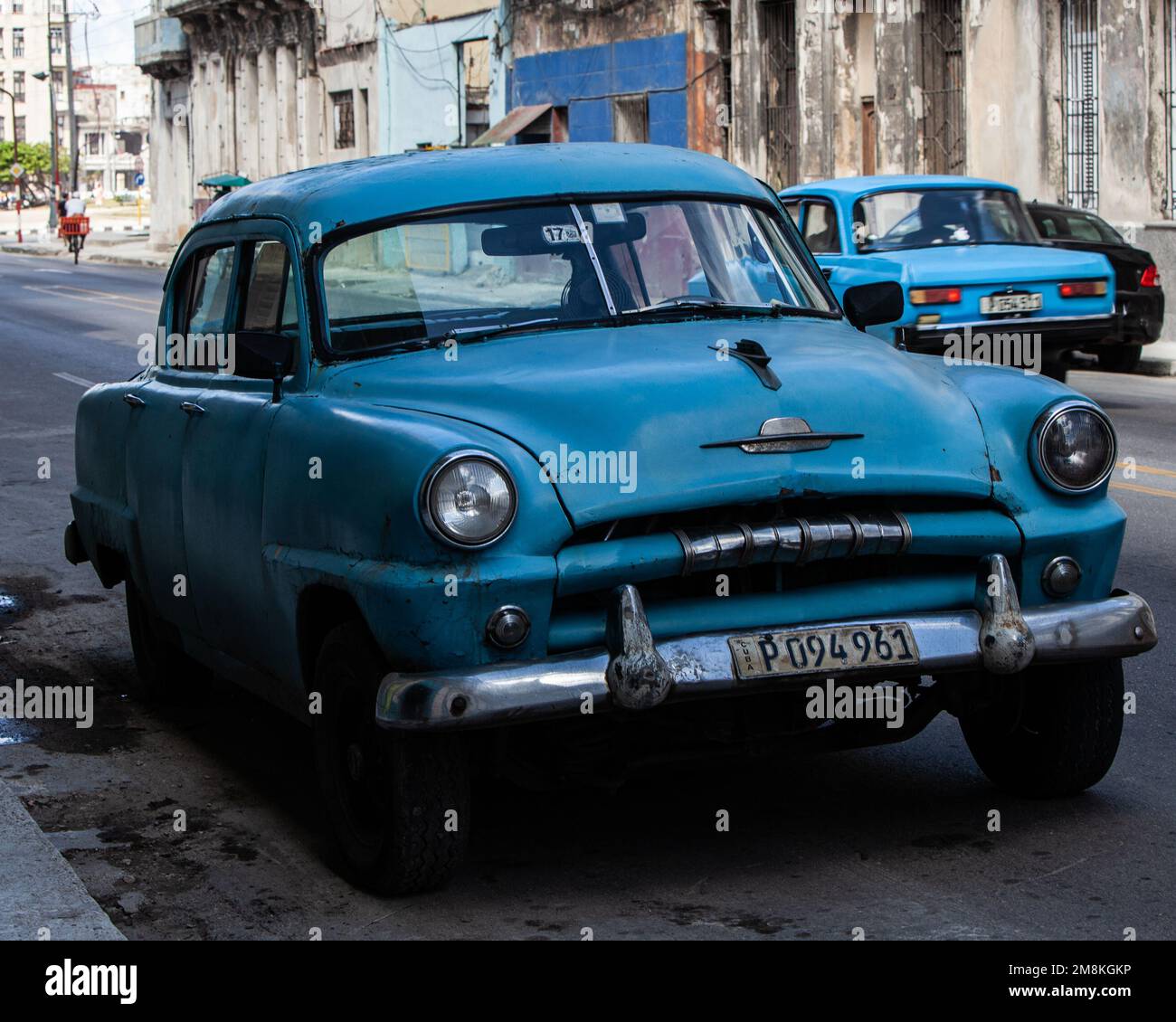 Almendrones Havana Cuba Foto Stock