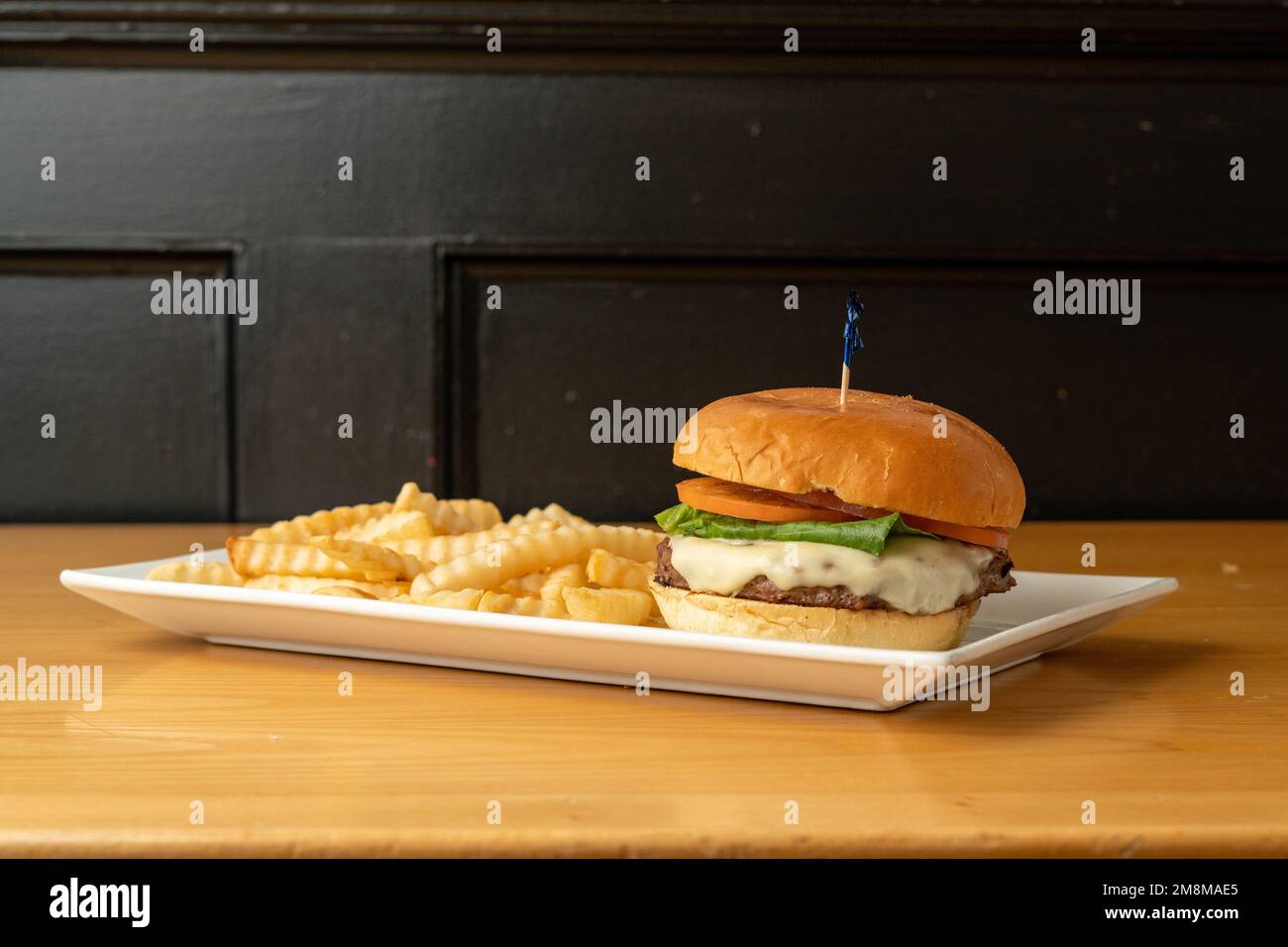 Cheeseburger Foto Stock