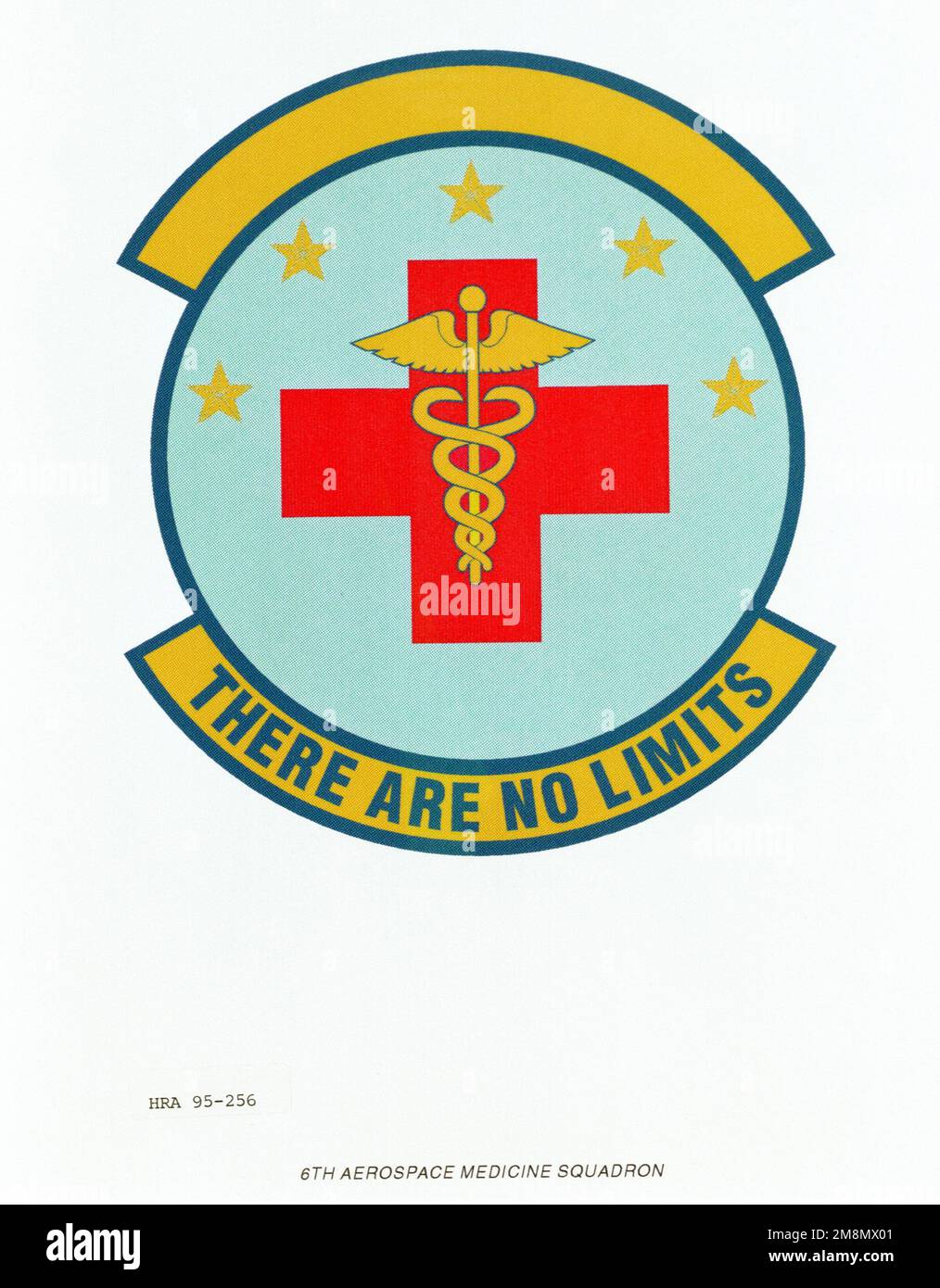 Insegne approvate per la 6th Aerospace Medicine Squadron Exact date Shot Unknown. Base: Maxwell Air Force base Stato: Alabama (al) Paese: Stati Uniti d'America (USA) Foto Stock