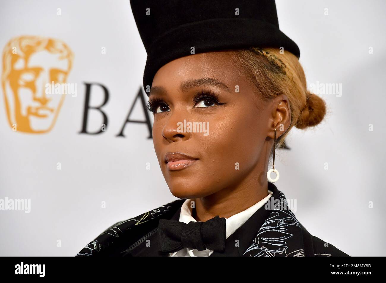 Janelle Monae arrives at the 2023 BAFTA Tea Party, Saturday, Jan. 14