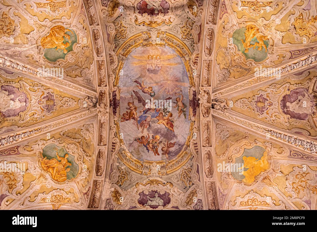 Italia Piemonte Torino Villa Tesoriera - Salone d'onore Foto Stock