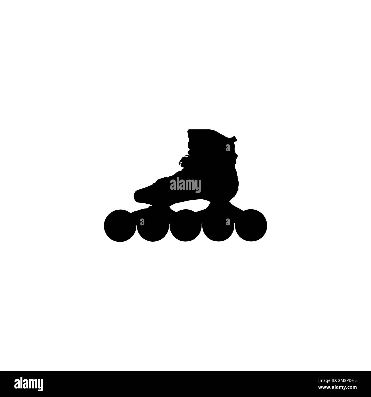 Icona pattini a rotelle. Semplice stile pattino a rotelle grande vendita poster simbolo di sfondo. Elemento di design del logo del logo del pattino a rotelle. Stampa di t-shirt con pattini a rotelle Illustrazione Vettoriale