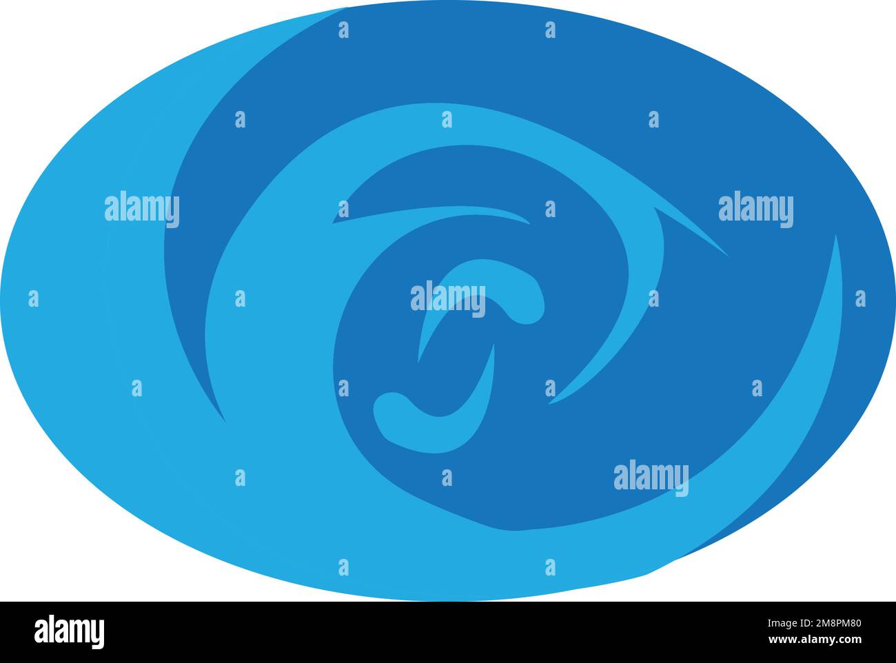 disegno illustrativo del logo water Illustrazione Vettoriale