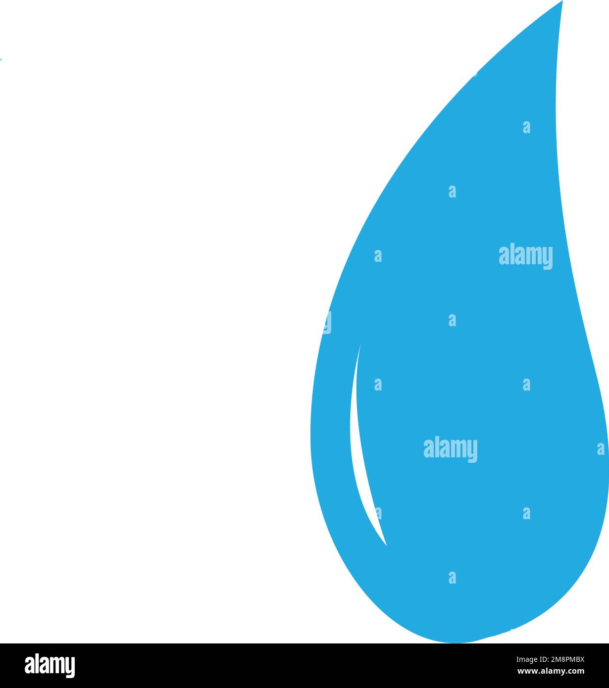 modello vektor con logo water drop Illustrazione Vettoriale