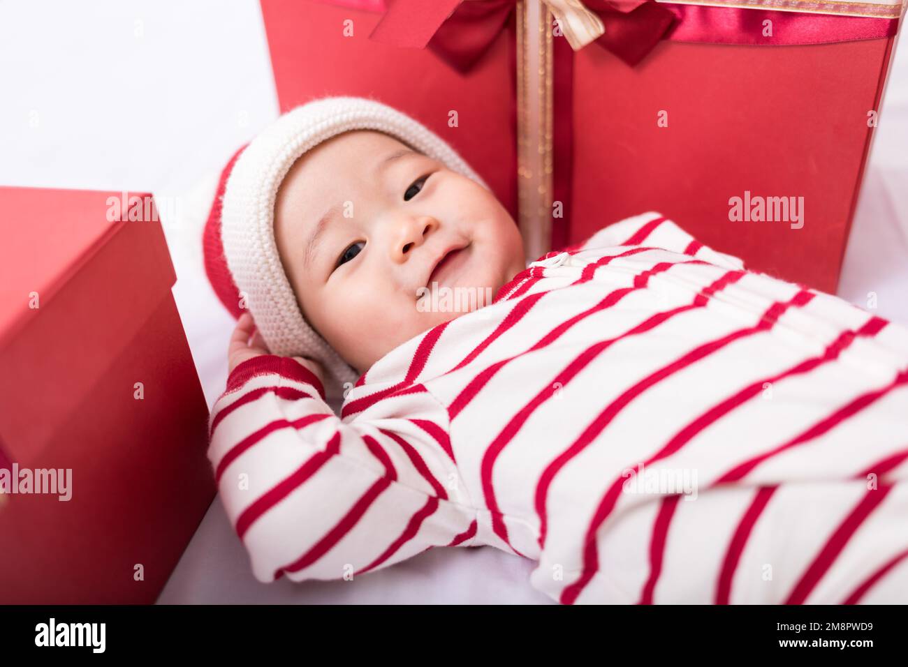Neonati e confezione regalo Foto Stock
