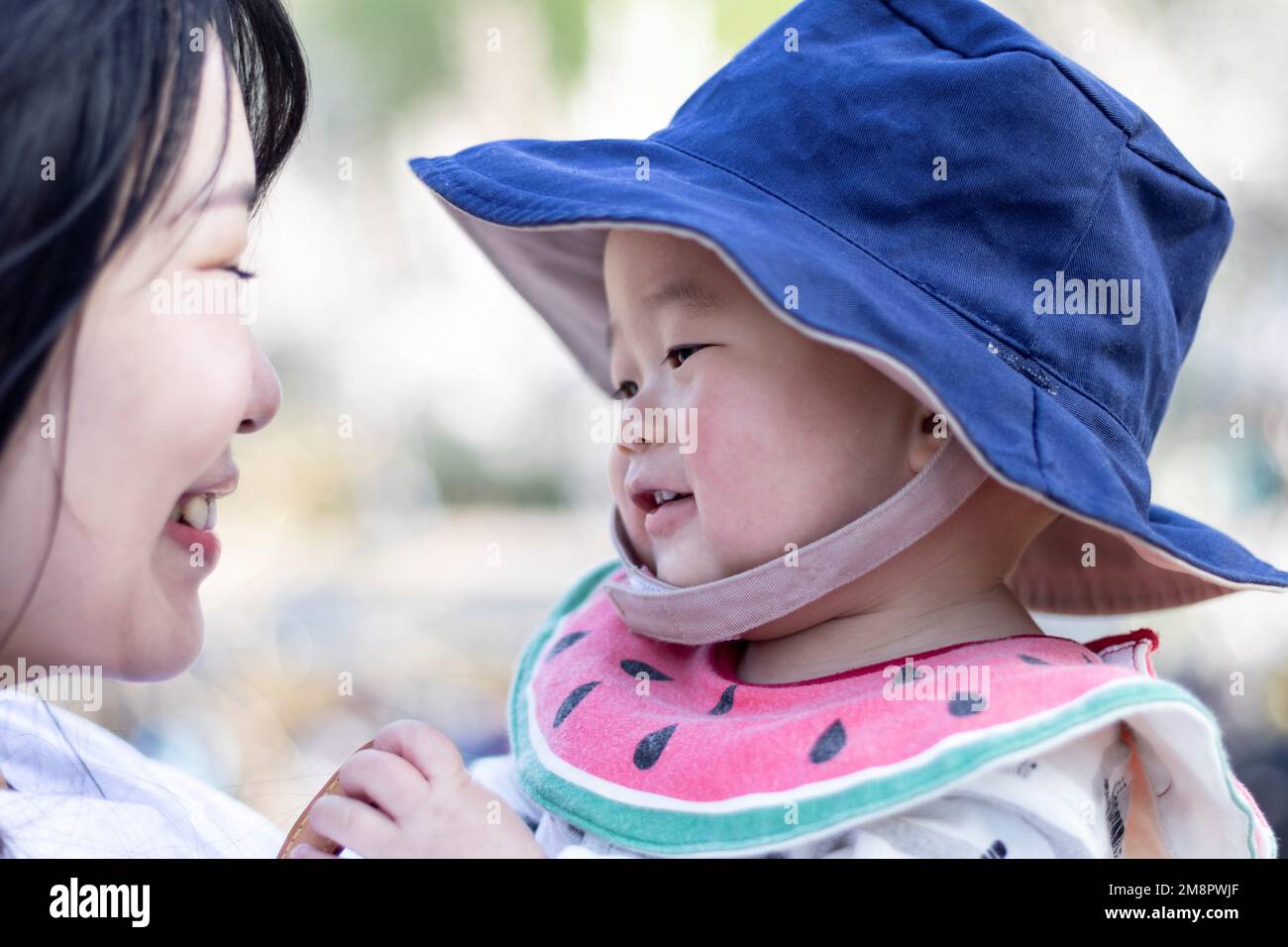 Tempo padre-figlio Foto Stock