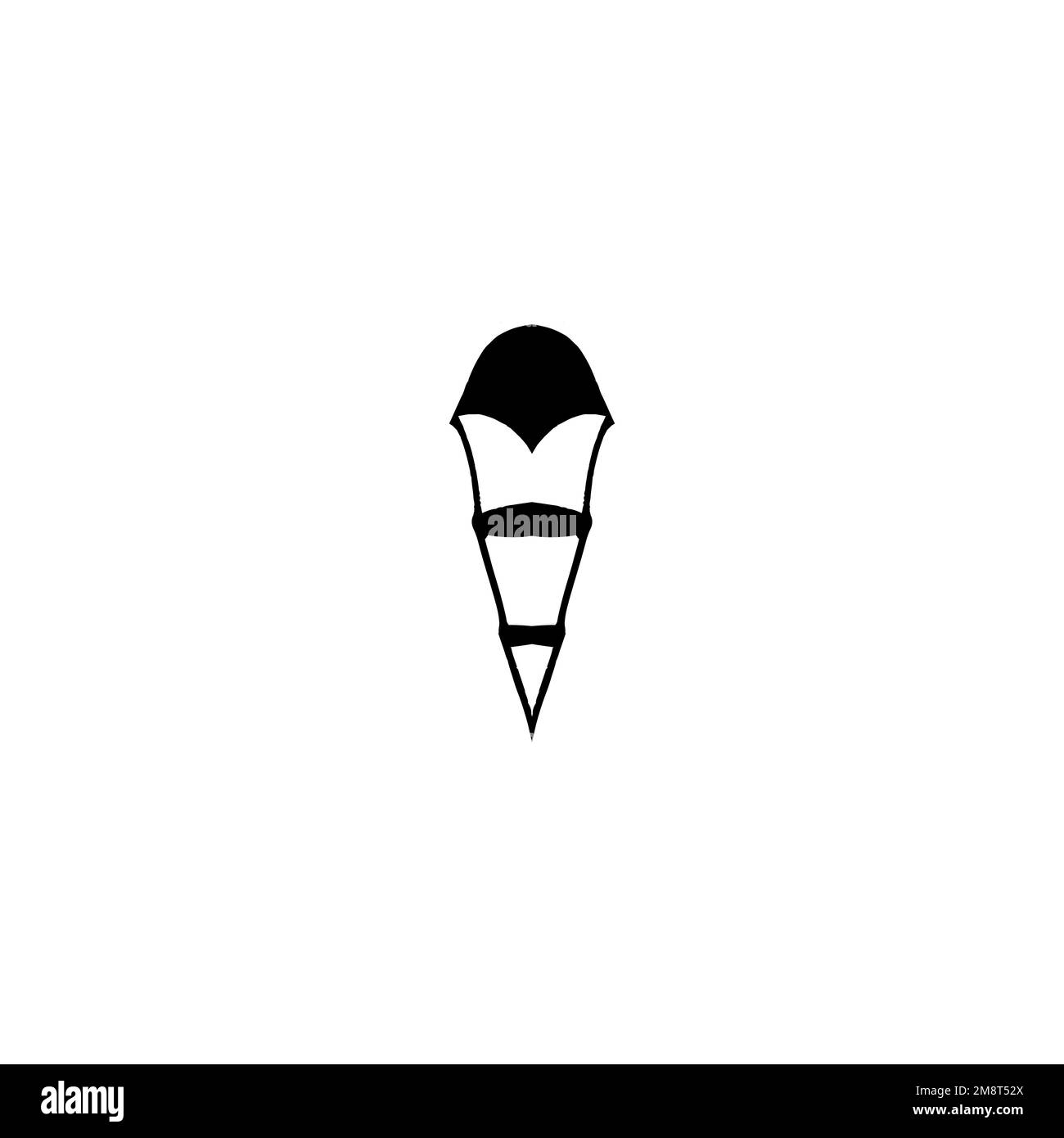 Icona gelato. Semplice stile gelateria grande vendita poster simbolo sfondo. Elemento di design del logo del marchio del gelato. Stampa di t-shirt per gelato. vettore Illustrazione Vettoriale
