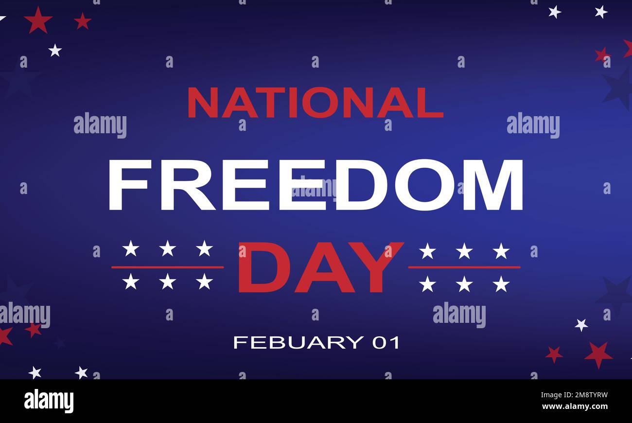 Giornata nazionale della libertà sfondo Stati Uniti Illustrazione Vettoriale