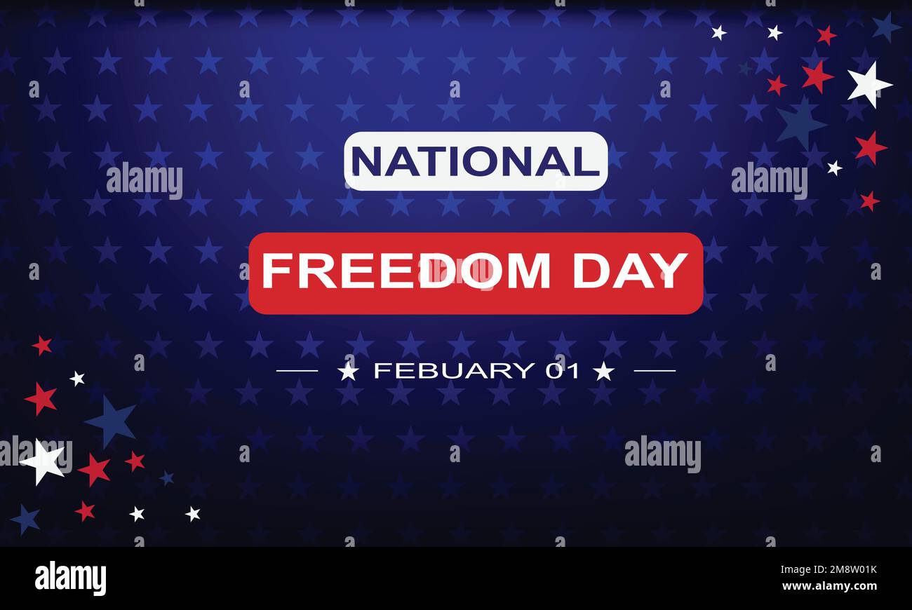 Giornata nazionale della libertà sfondo Stati Uniti Illustrazione Vettoriale