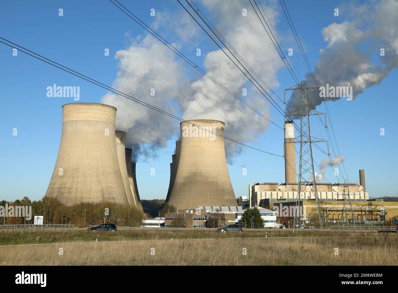 Centrale elettrica Ratcliffe, Nottinghamshire, Regno Unito, nel dicembre 2022. Foto Stock