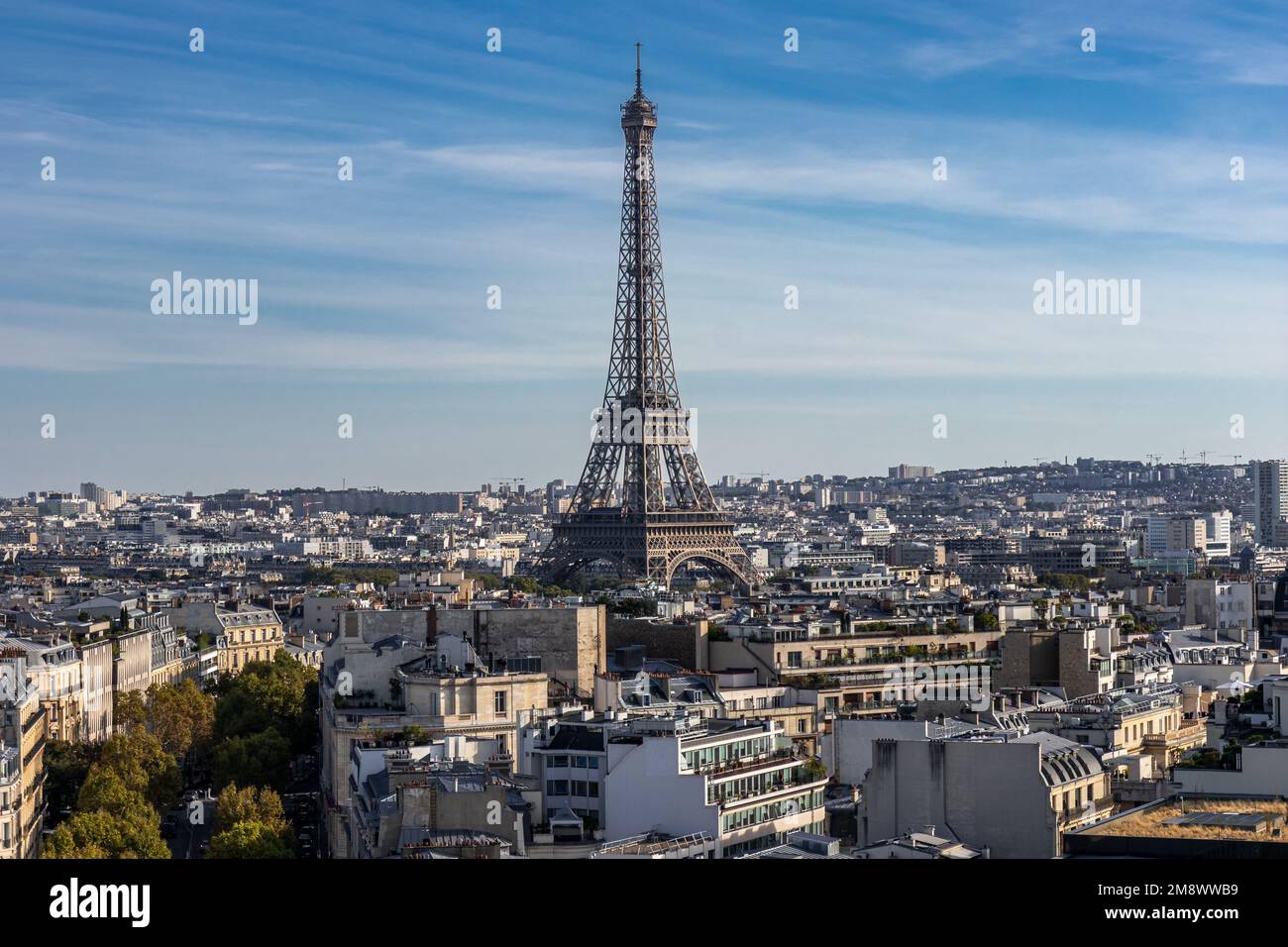 Torre Eiffel, Parigi, Francia Foto Stock