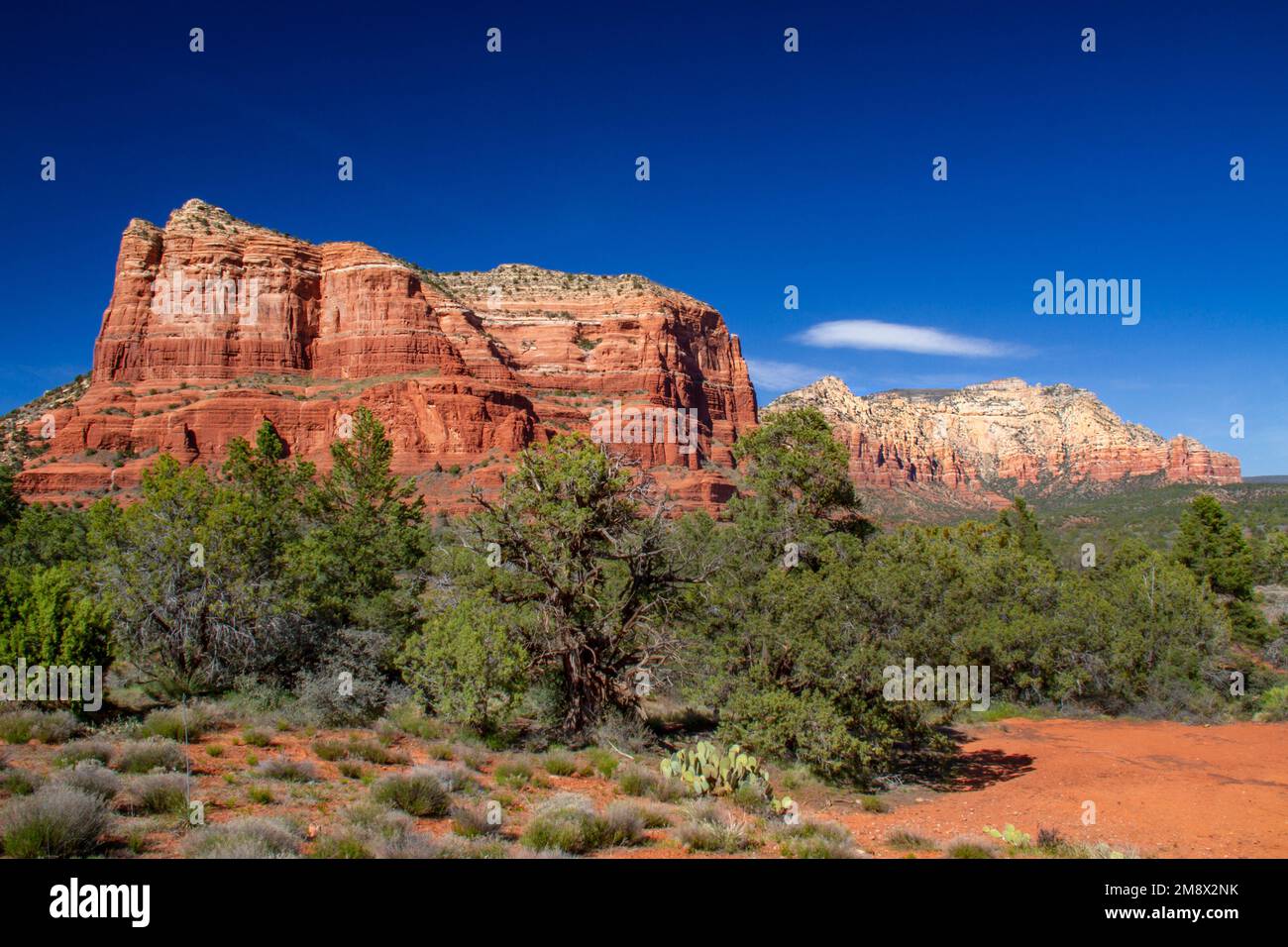 Punto panoramico dell'area del quartiere dei Ranger di Red Rock. Zona di Sedona in Arizona, Stati Uniti. (2011) Foto Stock