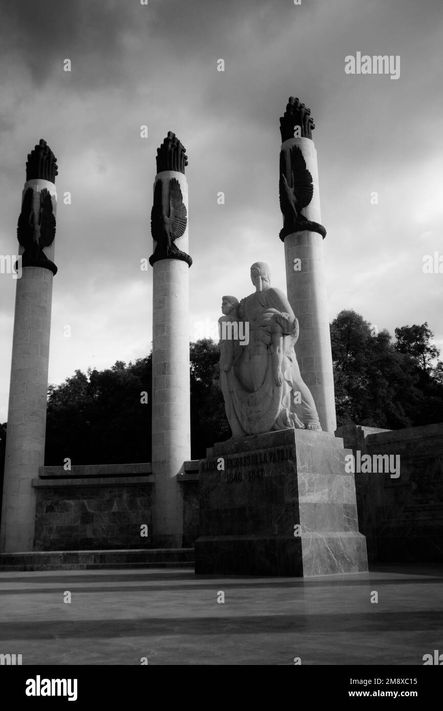 Monumento agli Eroi Bambini situato a Chapultepec Città del Messico Foto Stock