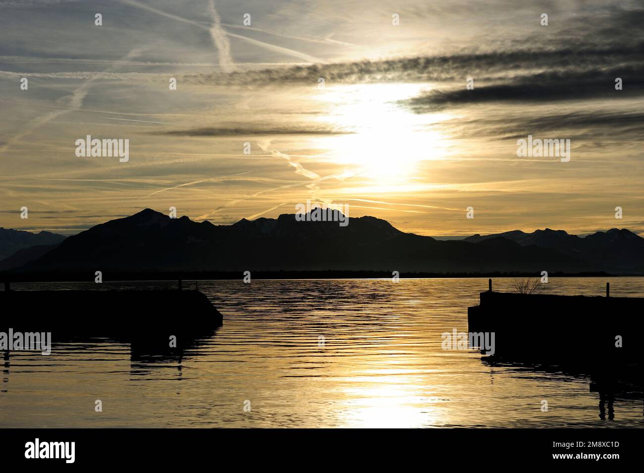 Chiemsee, Chiemsee, Germania, paesaggio, viaggio, foto Kazimierz Jurewicz Foto Stock