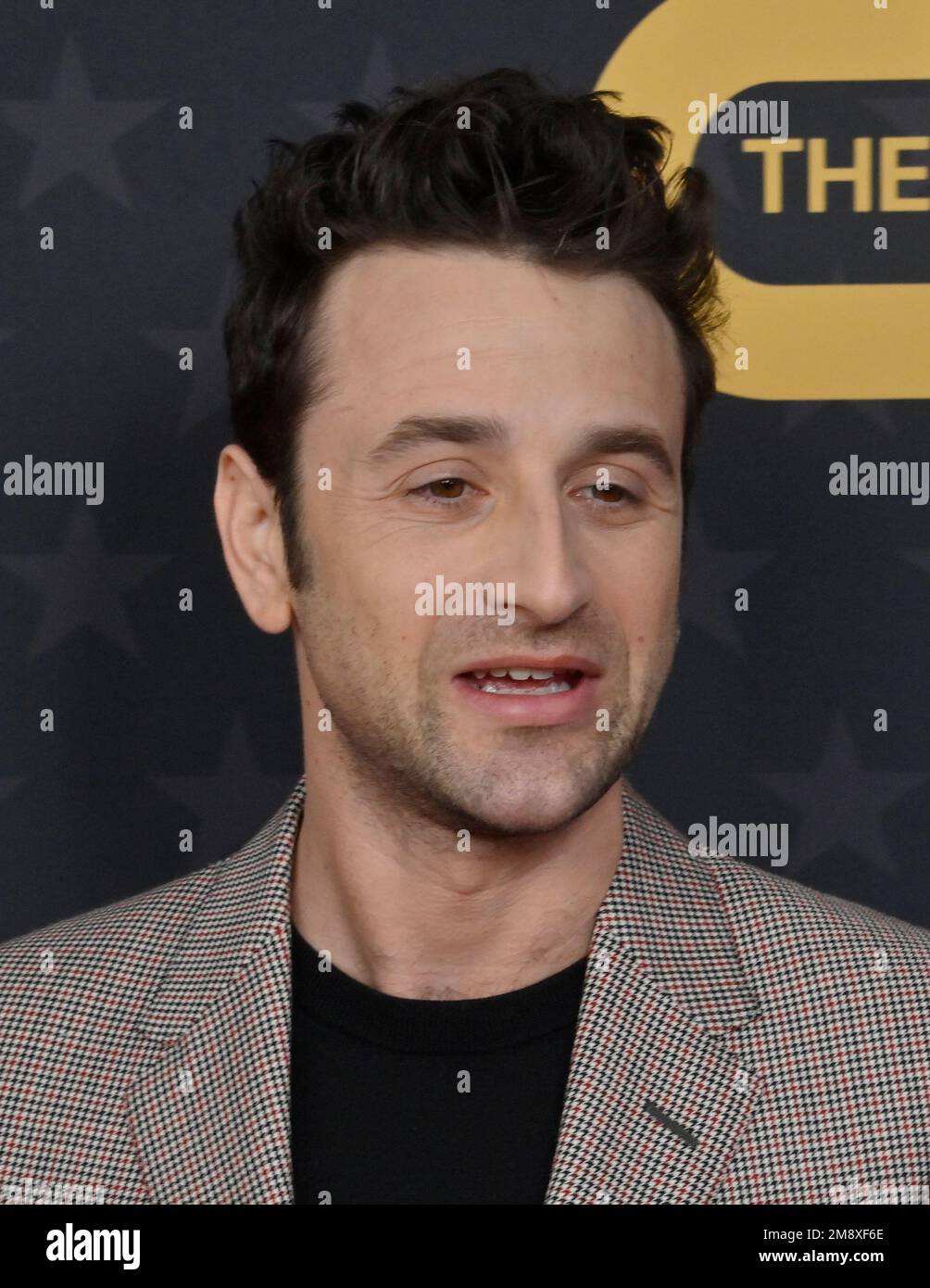 Los Angeles, Stati Uniti. 15th Jan, 2023. Justin Hurwitz partecipa al premio annuale Critics' Choice 28th al Fairmont Century Plaza domenica 15 gennaio 2023. Foto di Jim Ruymen/UPI Credit: UPI/Alamy Live News Foto Stock