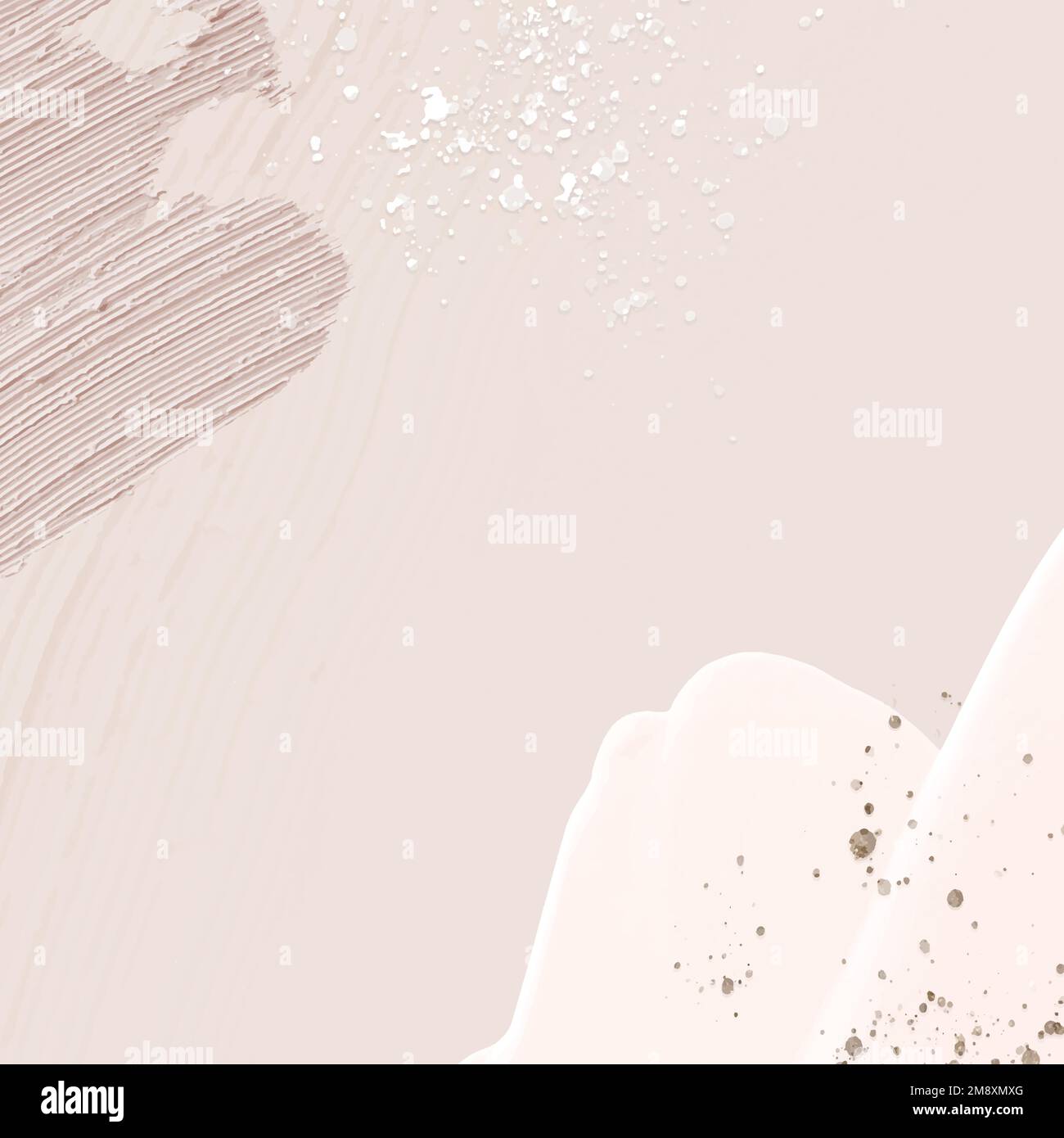 Struttura di vernice acrilica su sfondo rosa pastello Illustrazione Vettoriale