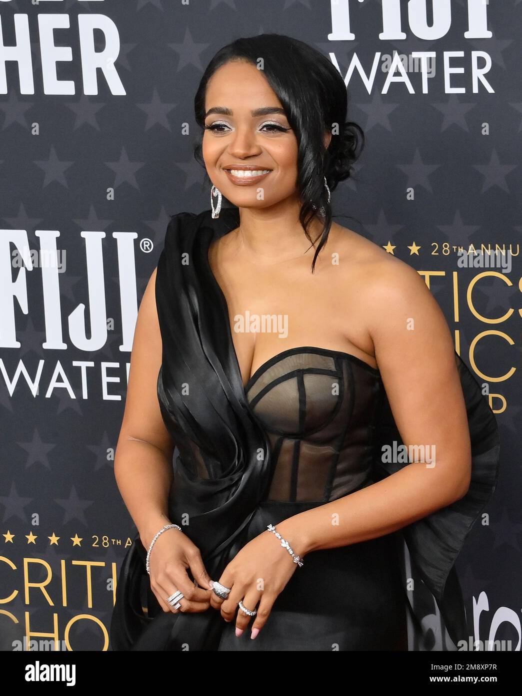 Los Angeles, Stati Uniti. 15th Jan, 2023. Kyla Pratt partecipa al premio annuale Critics' Choice 28th al Fairmont Century Plaza domenica 15 gennaio 2023. Foto di Jim Ruymen/UPI Credit: UPI/Alamy Live News Foto Stock
