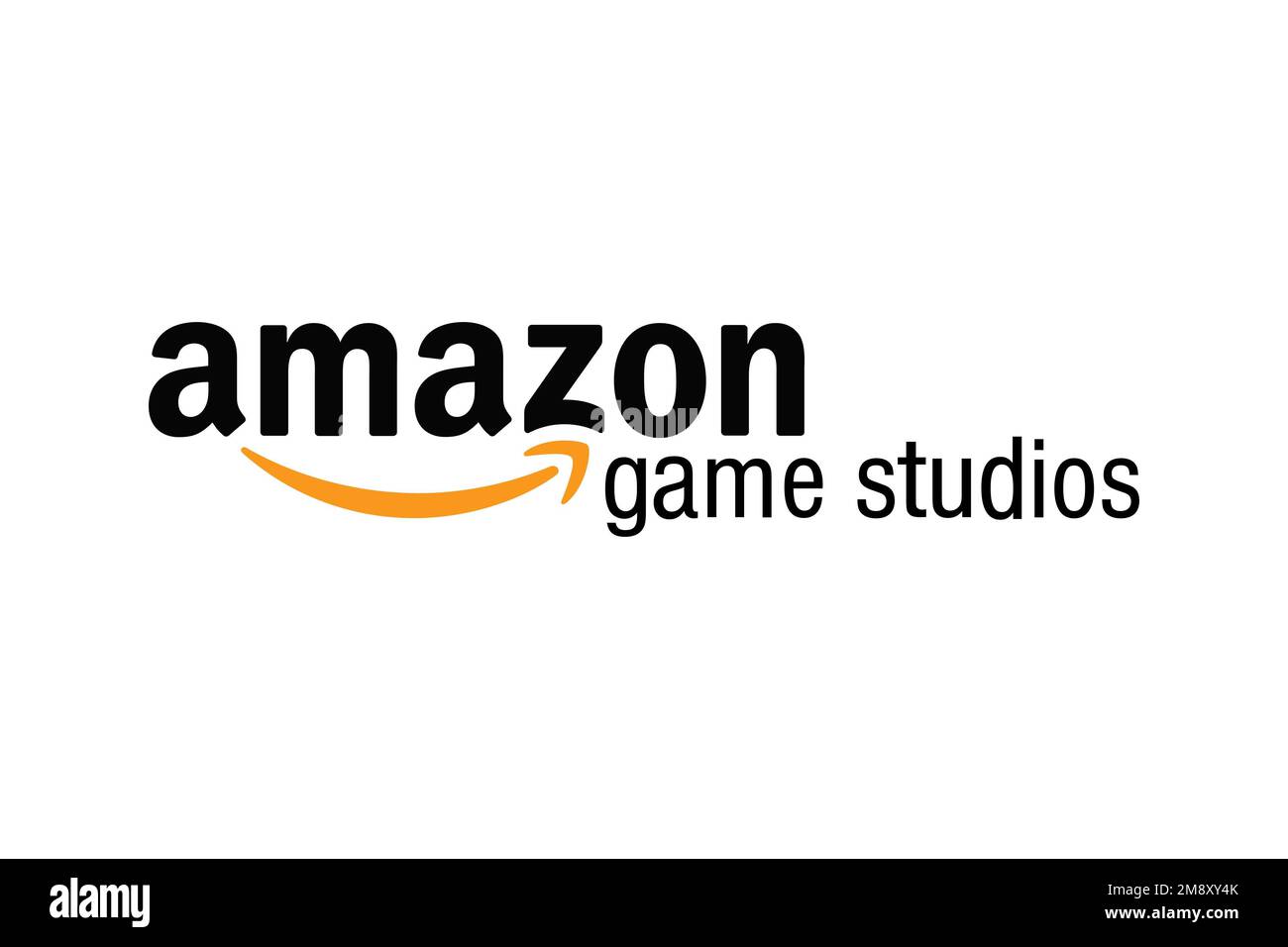 Amazon Game Studios, logo, sfondo bianco Foto stock - Alamy