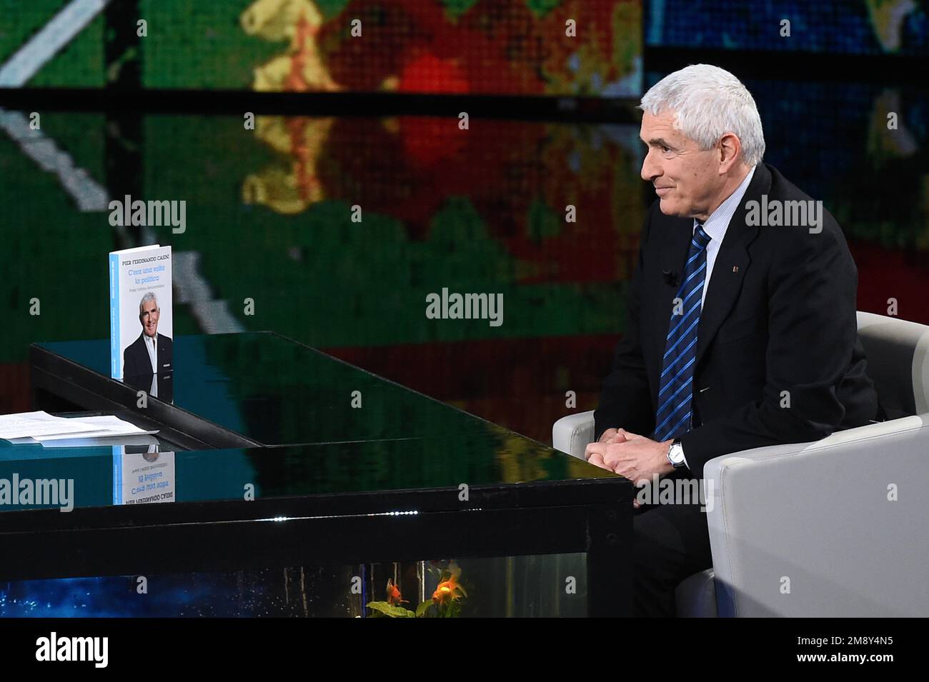 Milano, Italia. 15th Jan, 2023. Milano, TV show 'che tempo che fa' - Pierferdinando Casini Credit: Independent Photo Agency/Alamy Live News Foto Stock