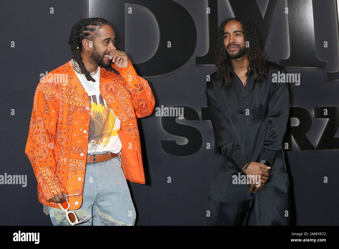 5 gennaio 2023, Los Angeles, CA, Stati Uniti d'America: LOS ANGELES - 5 GENNAIO: Omarion Grandberry, o'Ryan Omir Browner alla ''BMF'' Stagione 2 Premiere al TCL Chinese Theater IMAX il 5 gennaio 2023 a Los Angeles, CA (Credit Image: © Kay Blake/ZUMA Press Wire) SOLO USO EDITORIALE! Non per USO commerciale! Foto Stock