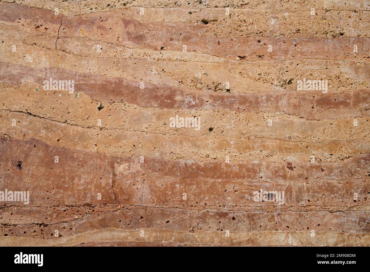 Natura sfondo di pietra marrone e la struttura. Matt emperador terrazzo sfondo in marmo per piastrelle in ceramica, pietra calcarea Quartzite, parete, pavimento, rustico Itali Foto Stock