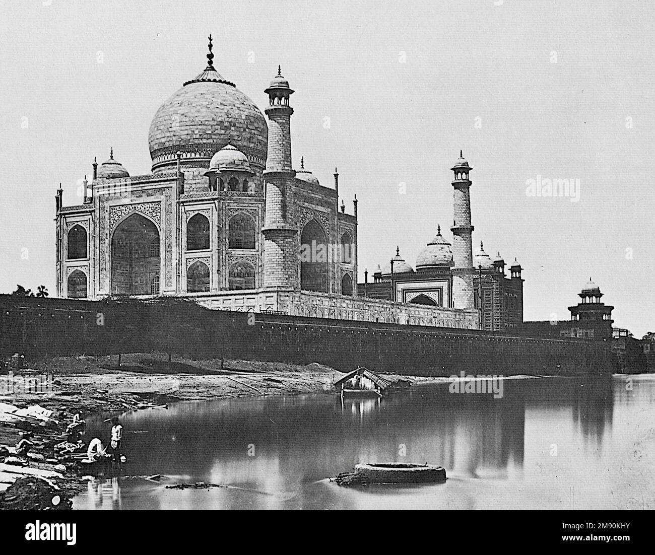 Felice Beato - Taj Mahal - 1865 Foto Stock