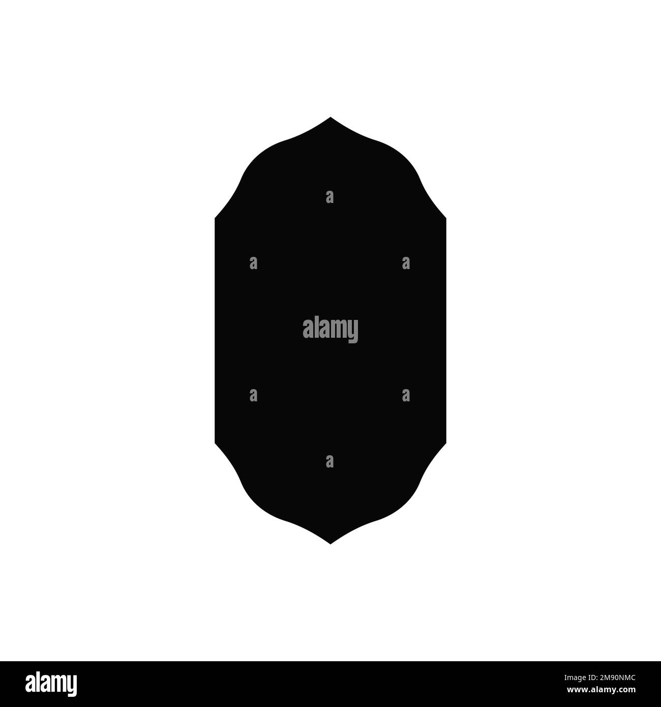 Finestre e archi islamici con boho moderno Illustrazione Vettoriale