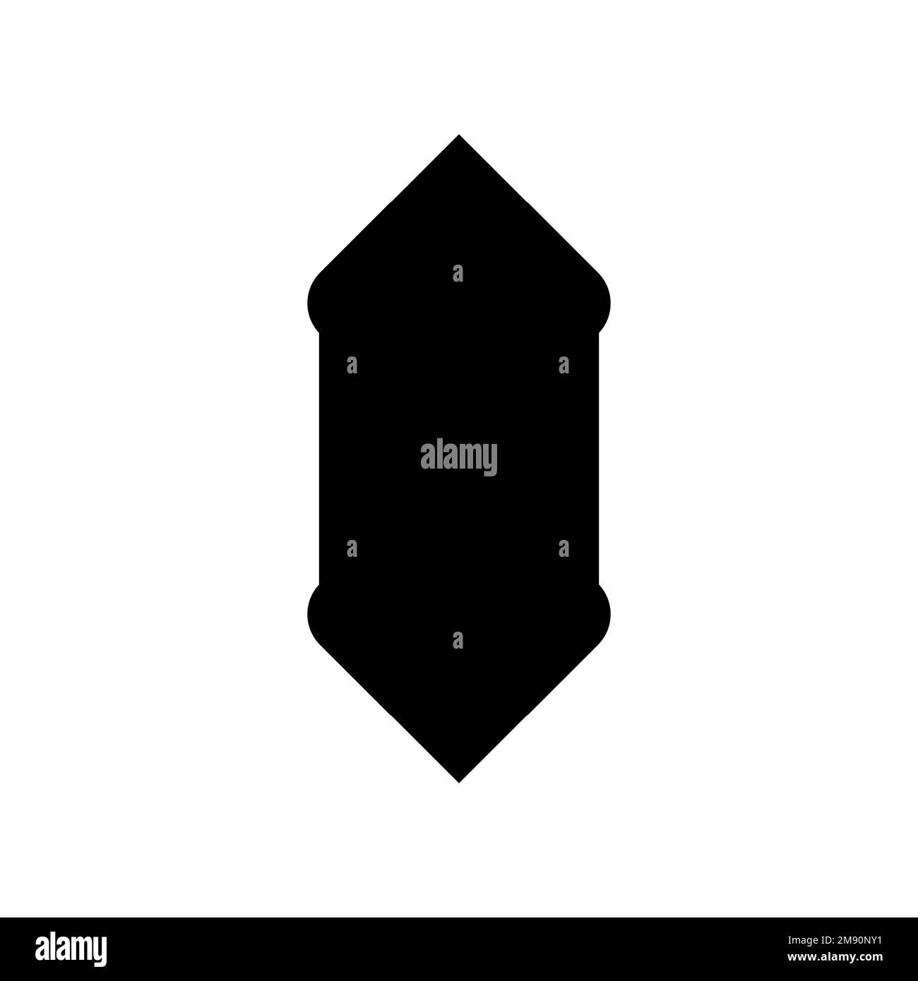 Finestre e archi islamici con boho moderno Illustrazione Vettoriale