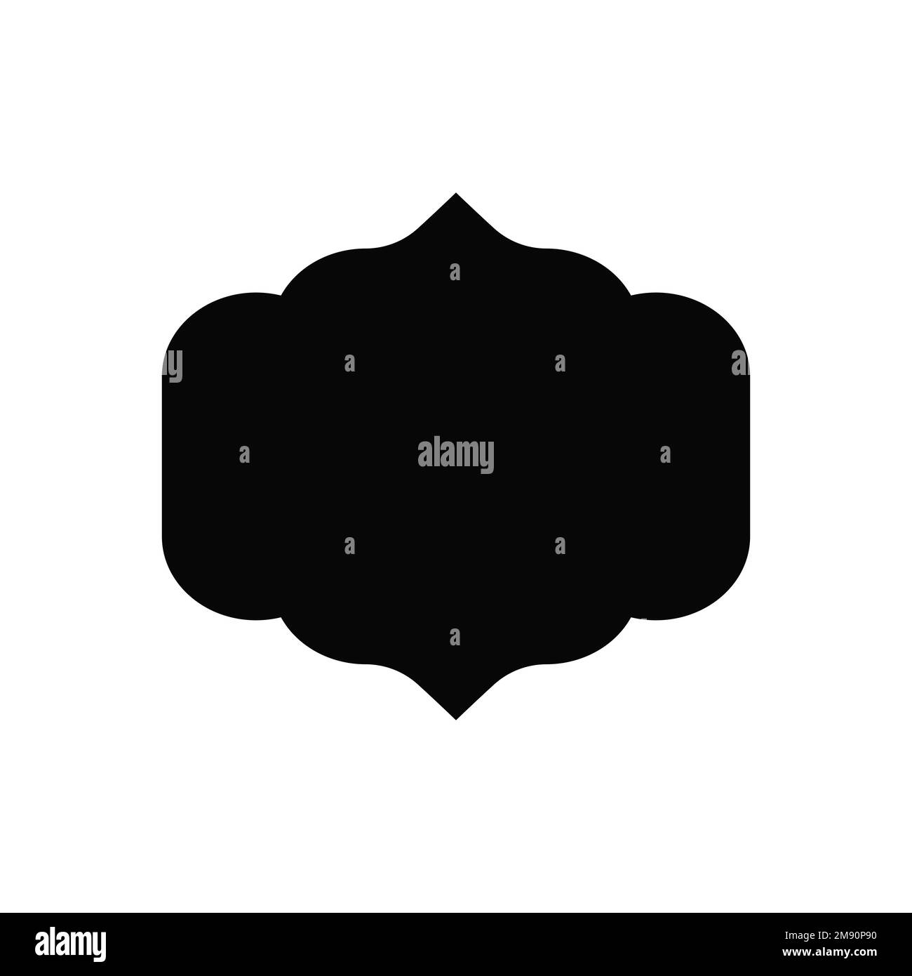 Finestre e archi islamici con boho moderno Illustrazione Vettoriale