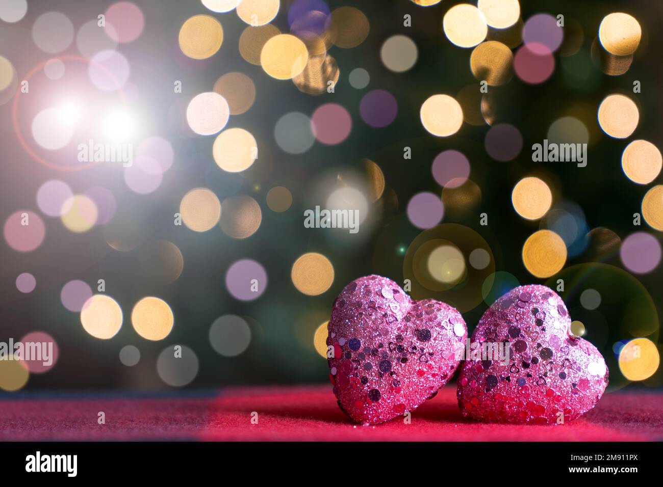 Il design romantico di San Valentino Foto Stock