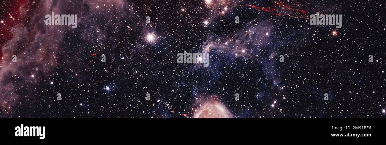 Spazio mistico bello. Indimenticabile spazio diversi elementi di sfondo di questa immagine arredata dalla NASA Foto Stock