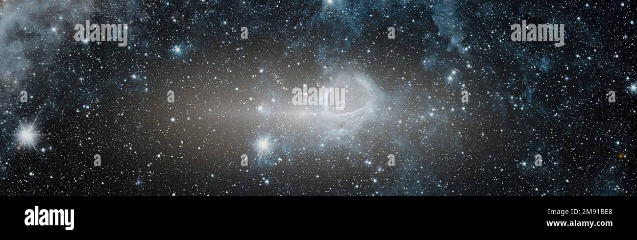 Spazio mistico bello. Indimenticabile spazio diversi elementi di sfondo di questa immagine arredata dalla NASA Foto Stock