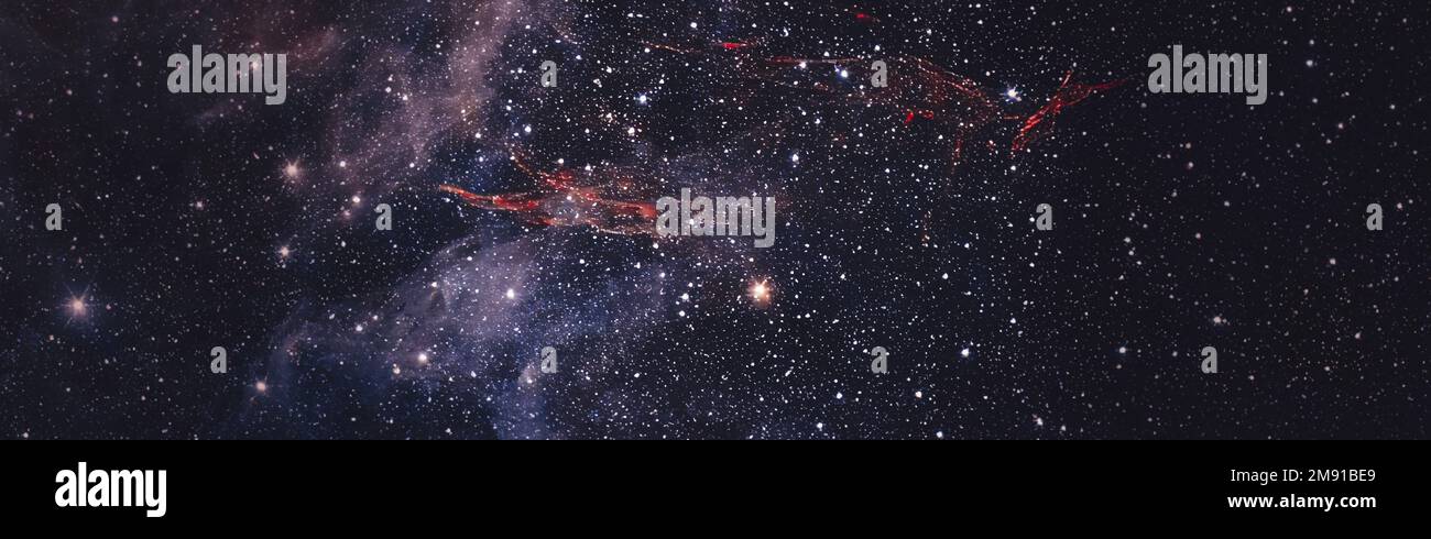 Spazio mistico bello. Indimenticabile spazio diversi elementi di sfondo di questa immagine arredata dalla NASA Foto Stock