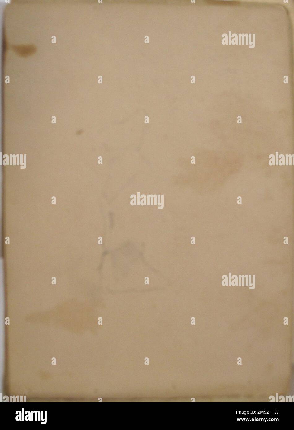Sketchbook, Conway, New Hampshire David Johnson (americano, 1827-1908). Sketchbook, Conway, New Hampshire, luglio-ottobre 1851. Grafite, gesso e acquerello opaco su carta di peso medio, beige, wove, schedario, schedario: 4 7/8 x 6 3/4 x 5/16 pollici (12,4 x 17,1 x 0,8 cm). Pittore paesaggista che si dedicò all'attento studio della natura, Johnson viaggiò per tutto il nord-est raccogliendo schizzi che avrebbe poi usato per creare dipinti molto dettagliati nel suo studio. Alcuni dei suoi ritrovamenti includevano le montagne Catskill e Adirondack a New York e le White Mountains a New Hampshir Foto Stock