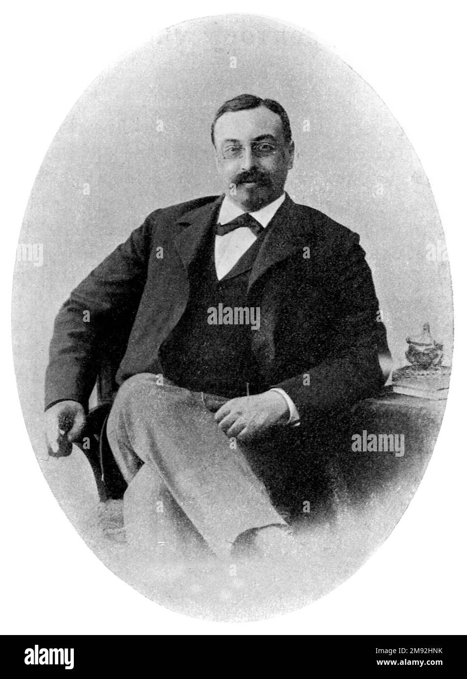 Ritratto di I. I. Tolstoy, Ministro dell'Educazione pubblica dell'Impero Russo nel 1905-1906 Foto Stock