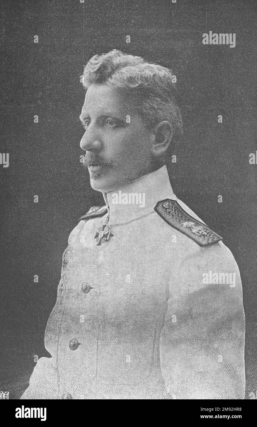 Mikhail Eduardovich Gil'khen, governatore di Bessarabia. ca. 1913 Foto Stock