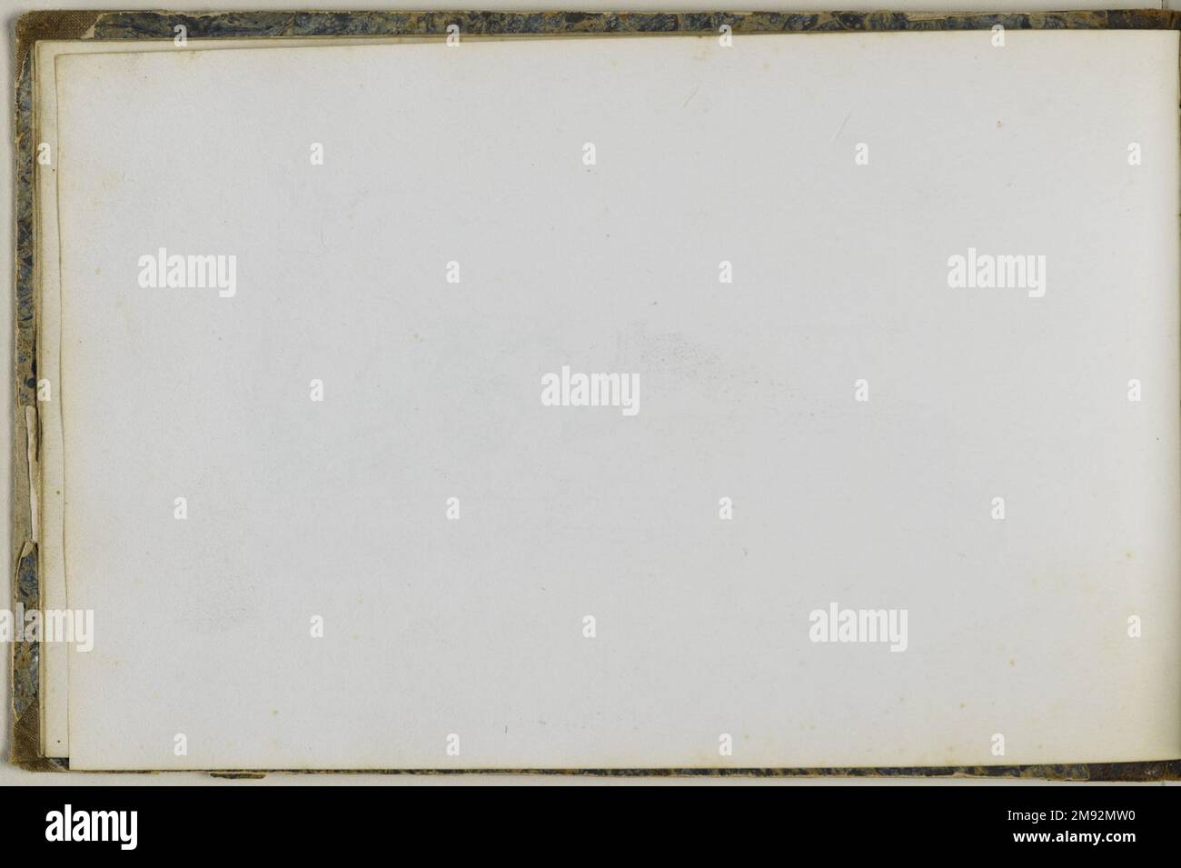 Libro di disegno Peter Frederick Rothermel (americano, 1817-1895). Schedario, 1857. Grafite con inchiostro e acquerello su crema, carta a trama leggera di peso medio, 5 11/16 x 8 5/8 x 3/8 pollici (14,4 x 21,9 x 1 cm). Questo quaderno di quarantadue pagine contiene disegni del pittore di storia Peter Frederick Rothermel di scene a Genazzano, Italia, a quaranta miglia ad est di Roma. Documentò l'architettura locale, la scultura, il paesaggio e le persone, includendo anche schizzi per argomenti narrativi. I costumi e la vita quotidiana dei cittadini sono catturati in diversi studi di figure abili, tra cui t Foto Stock