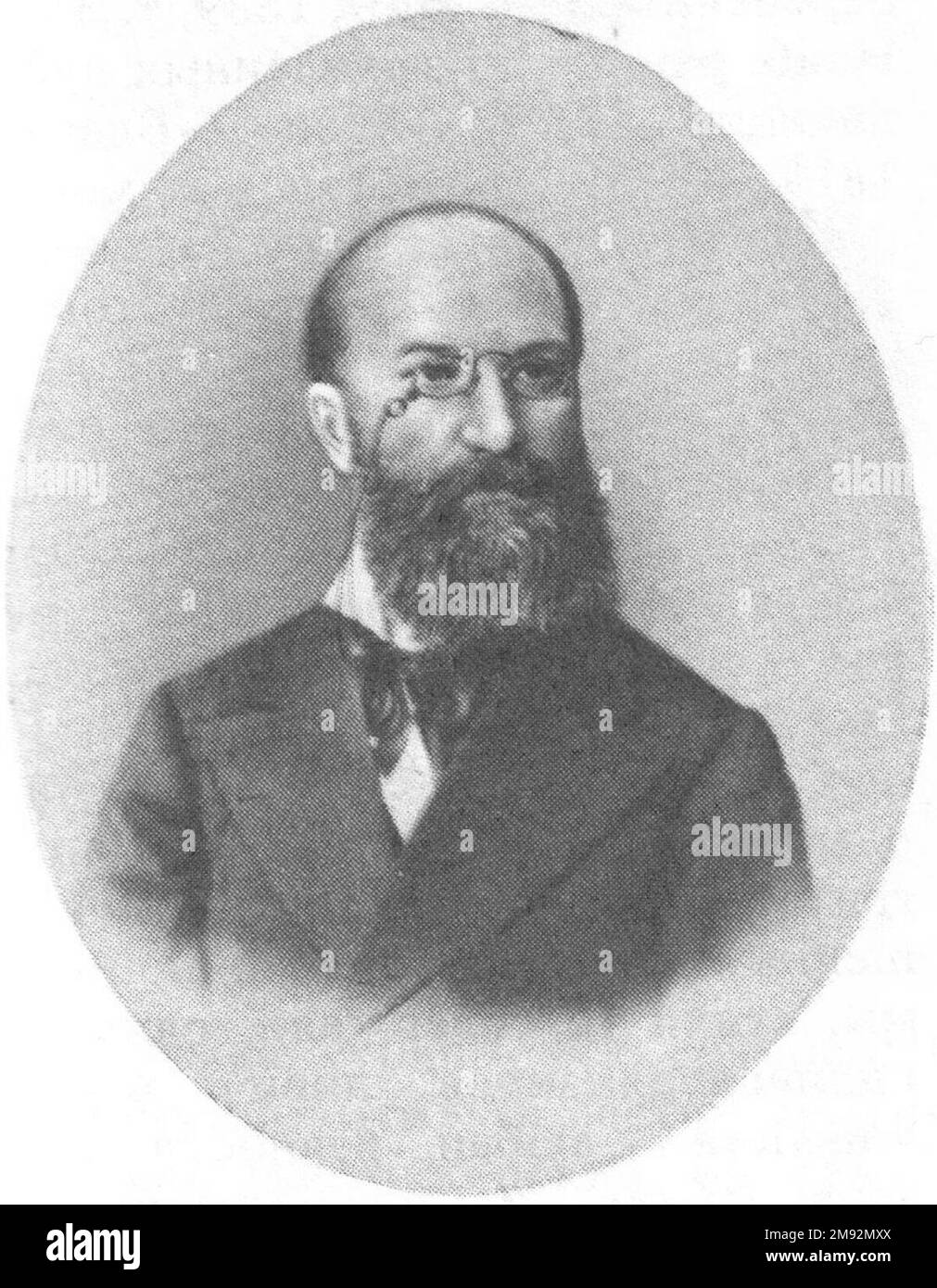 Vasily Alekseevich Bilbasov; storico e pubblicista russo, specialista nel regno di Caterina II, consigliere di stato ca. 1890 Foto Stock
