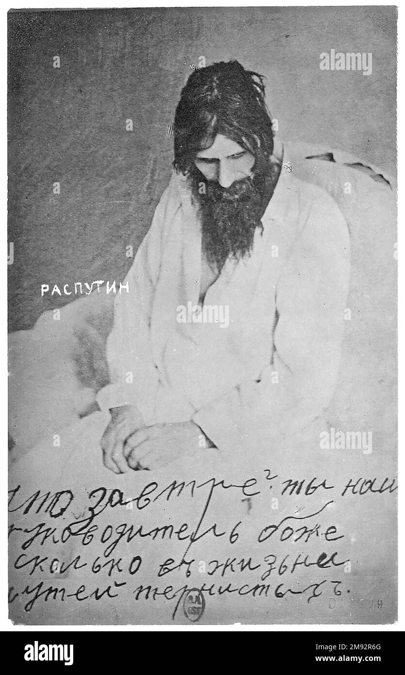 Grigori Yefimovich Rasputin (1869 - 1916) Foto Stock