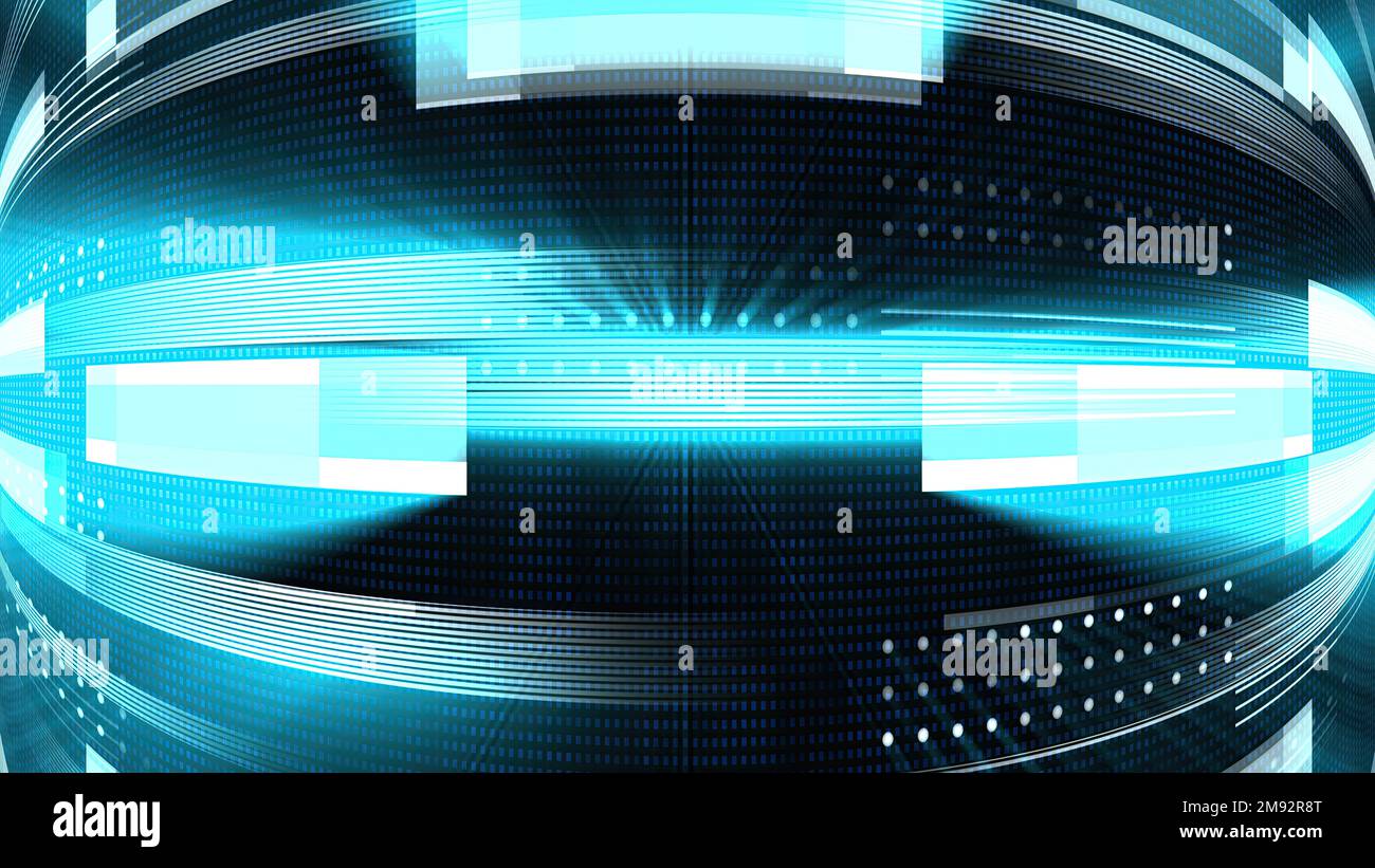 Sfondo digitale astratto. Rendering 3D generato dal computer Foto Stock